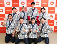 吉本新喜劇60周年新体制発表会見の様子。