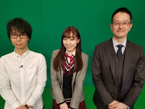 （左から）ブロードキャスト!!房野、須田亜香里、伊藤賀一氏。(c)中京テレビ
