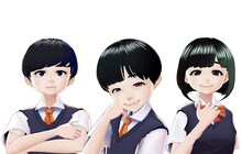 アバターになった（左から）小出祐介、バカリズム、夢眠ねむ。(c)日本テレビ