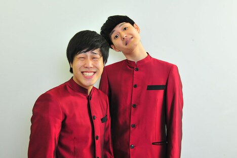 コウテイ。左から下田、九条。