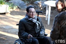 「日曜劇場『グッドワイフ』」に出演する春風亭昇太。