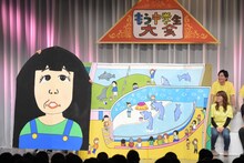 ネタを披露するもう中学生。