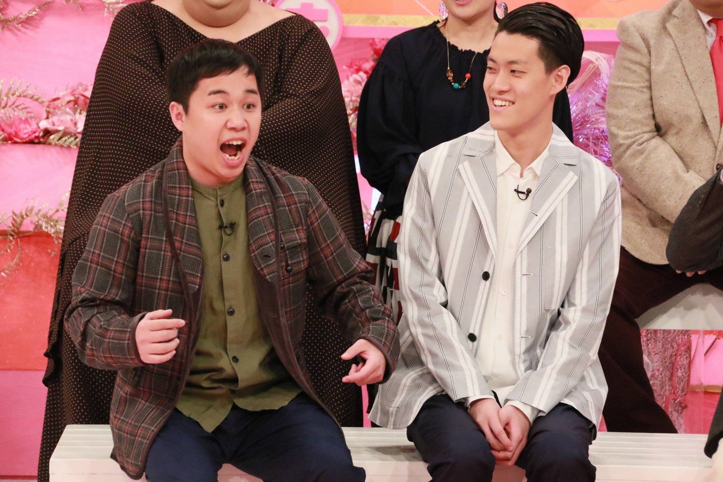 「ホンマでっか!?TV」に出演する霜降り明星。(c)フジテレビ