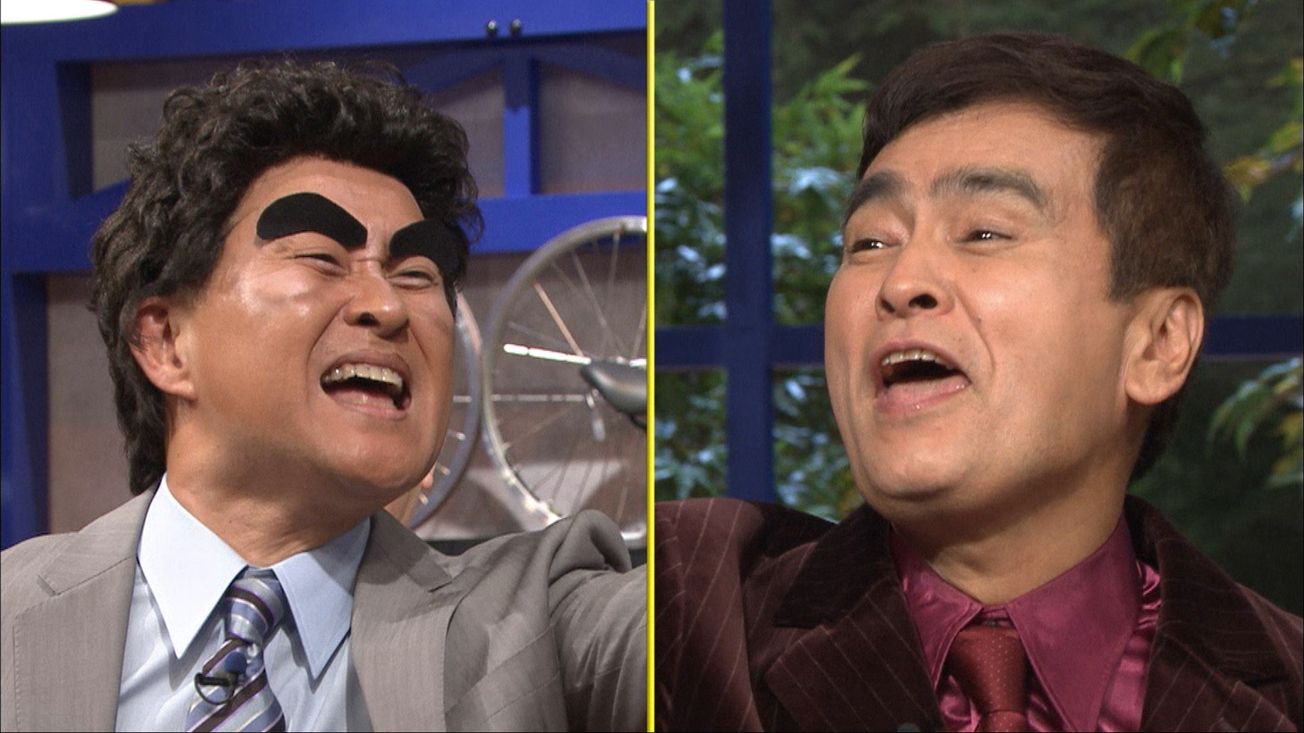 （左から）神奈月、石原良純。(c)テレビ朝日