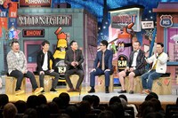 左からブラックマヨネーズ、ナイツ、カミナリ。(c)読売テレビ