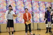 公開アフレコイベントの様子。