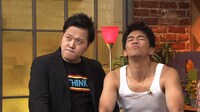 左からエハラマサヒロ、武井壮。(c)読売テレビ