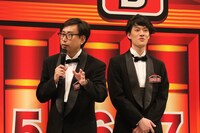 （左から）おいでやす小田、霜降り明星・粗品。(c)関西テレビ