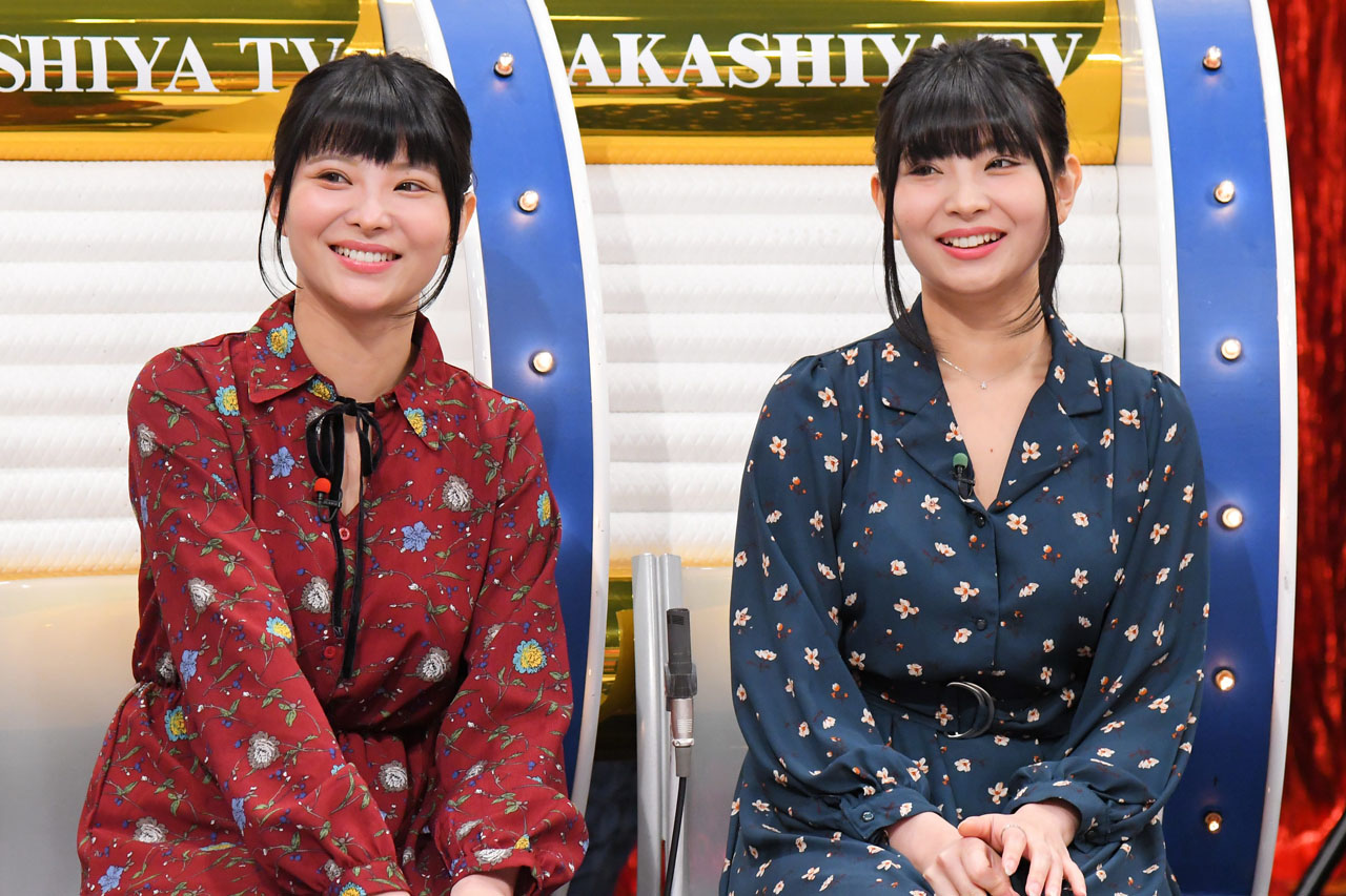 双子タレントのららぴ・るるぴ。(c)MBS