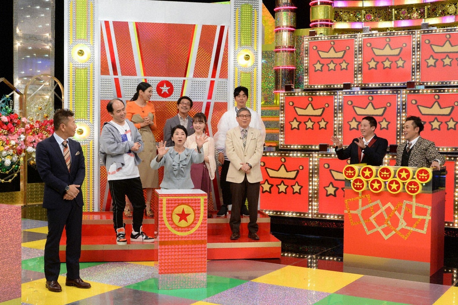 「くりぃむクイズ ミラクル9」のワンシーン。(c)テレビ朝日