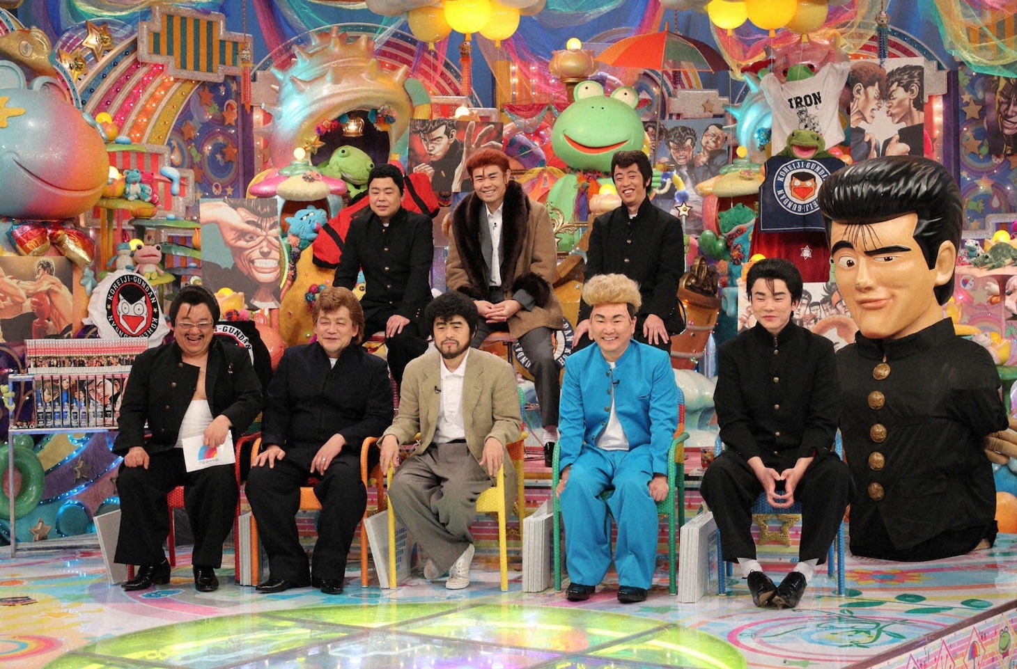 「アメトーーク！」に集結する「ろくでなしBLUES芸人」たち。(c)テレビ朝日