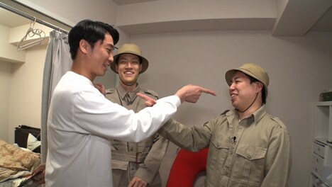 「霜降り明星のおうちでギャラハンティング」のワンシーン。