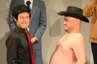 左からオジンオズボーン篠宮、ハリウッドザコシショウ。