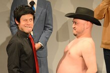 左からオジンオズボーン篠宮、ハリウッドザコシショウ。