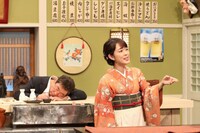 （左から）志村けん、丘みどり。