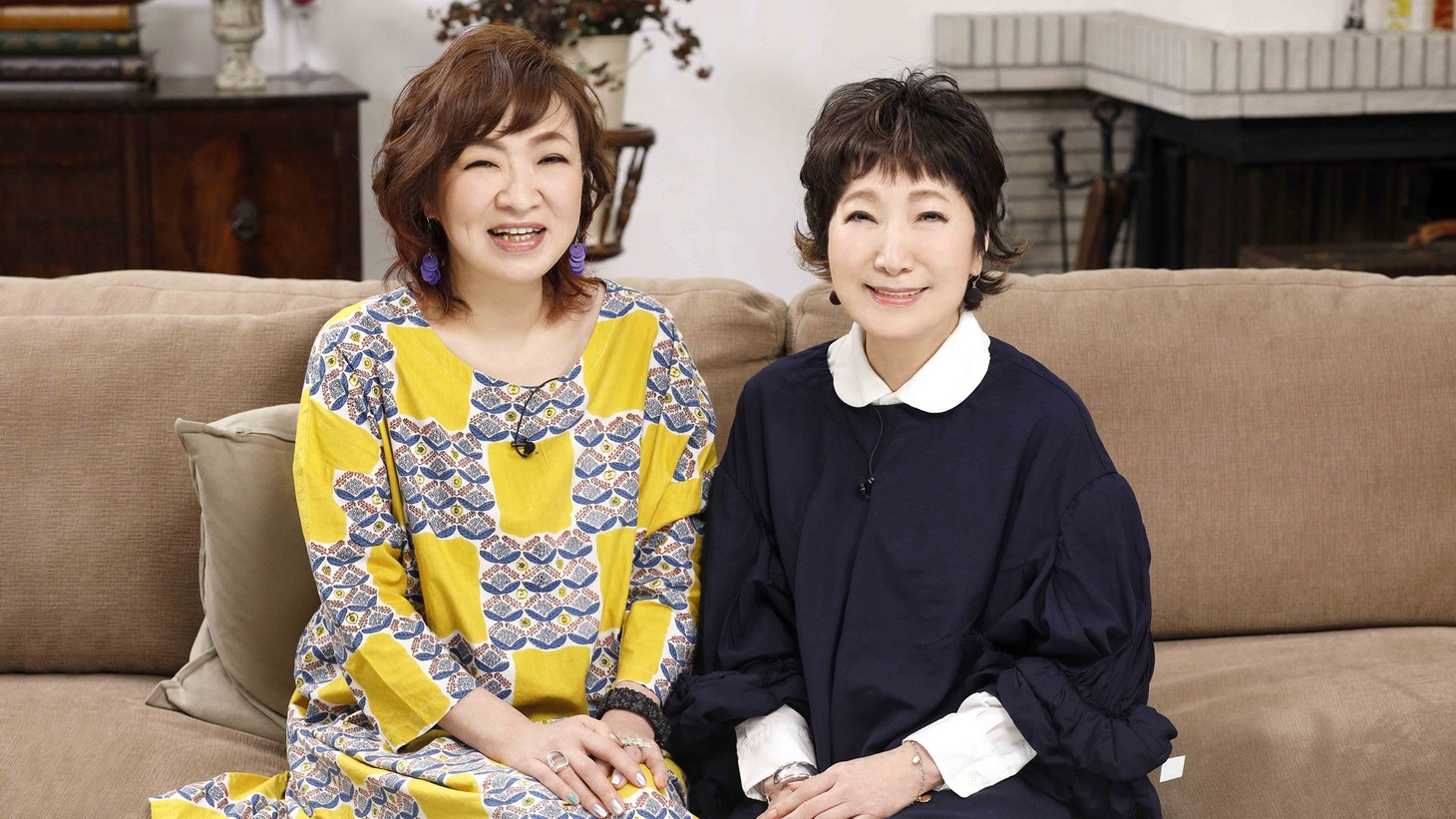 「おしゃべりアラモード ～森山良子と清水ミチコとプラスワン～シーズン2」に出演する（左から）清水ミチコ、森山良子。(c)WOWOW