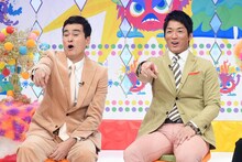 MCタッグを組む石原良純（左）と長嶋一茂（右）。