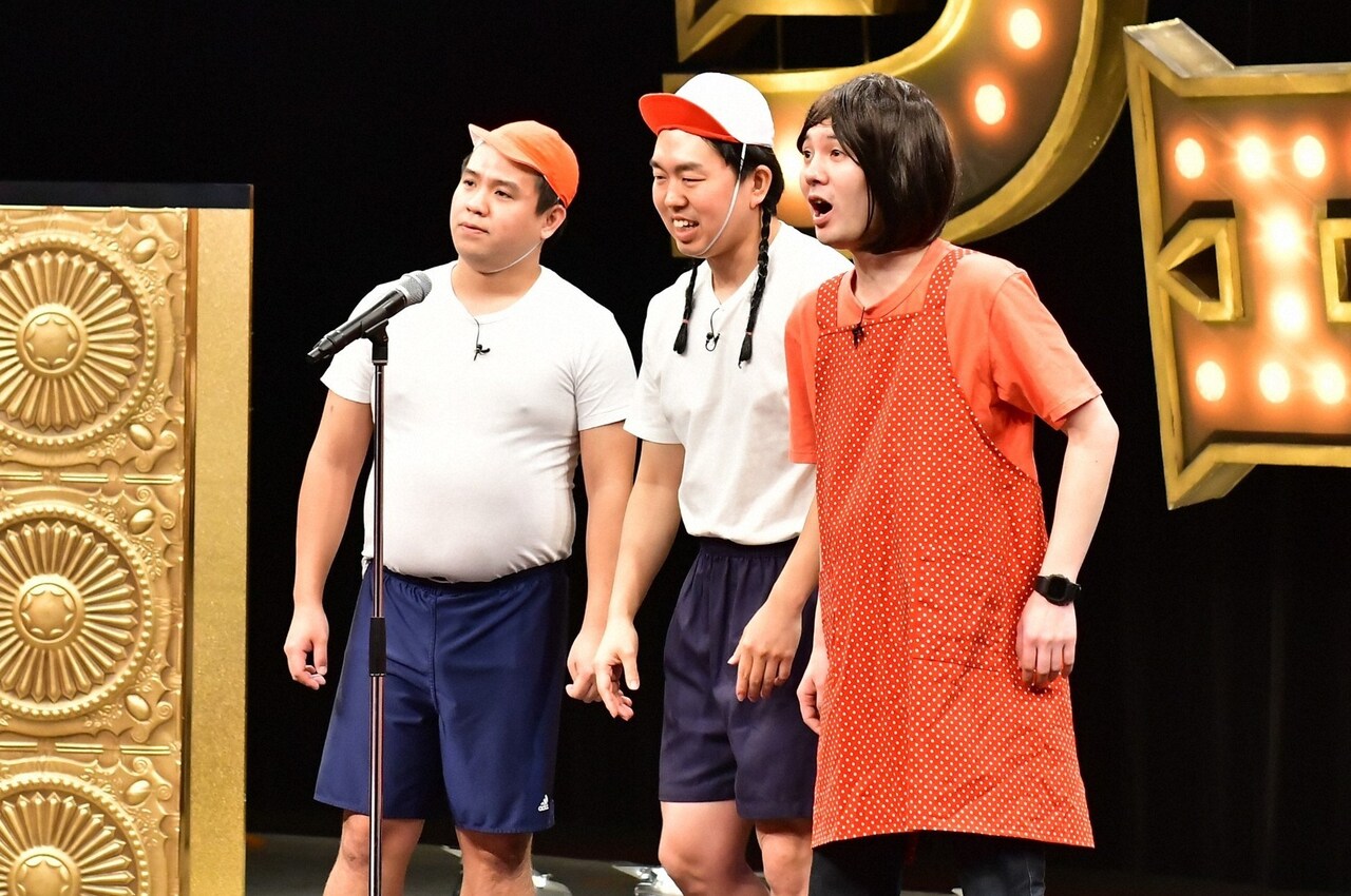 「有田ジェネレーション」に出演するジェラードン。(c)TBS