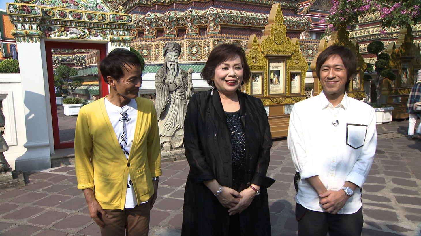 （左から）大平サブロー、上沼恵美子、キングコング梶原。(c)関西テレビ