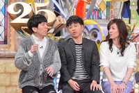 左から2丁拳銃、野々村友紀子。(c)読売テレビ