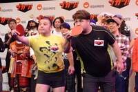 卓球部のセルライトスパ大須賀とダブルアート真ベぇ。