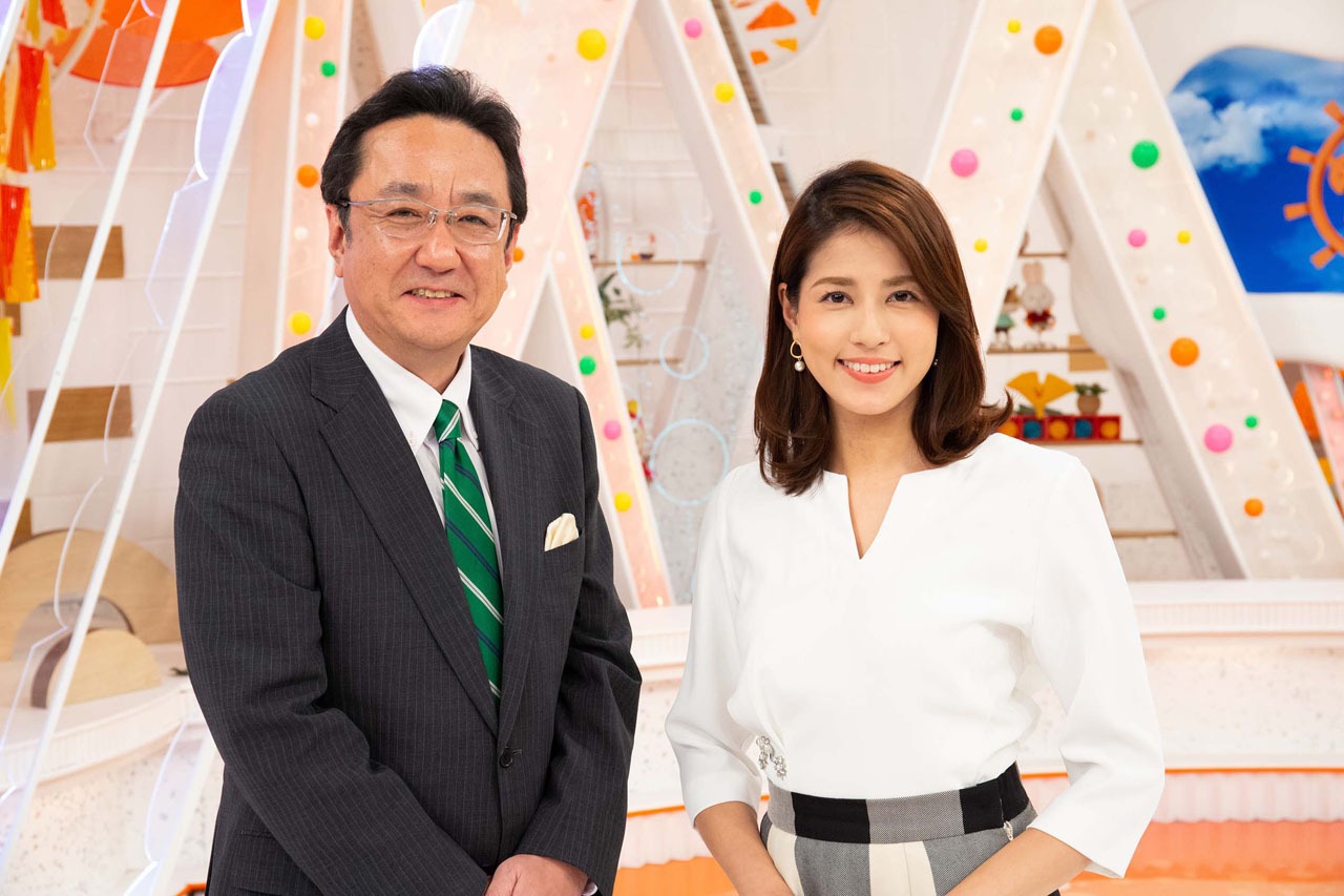 「めざましテレビ」メインキャスターの三宅正治、永島優美（共にフジテレビアナウンサー）。(c)フジテレビ