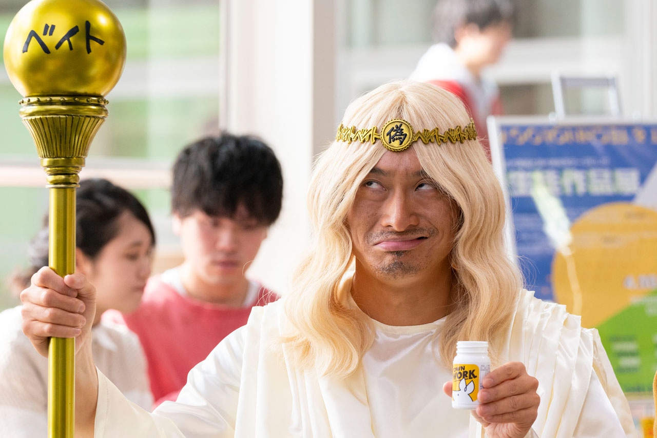撮影中の様子。