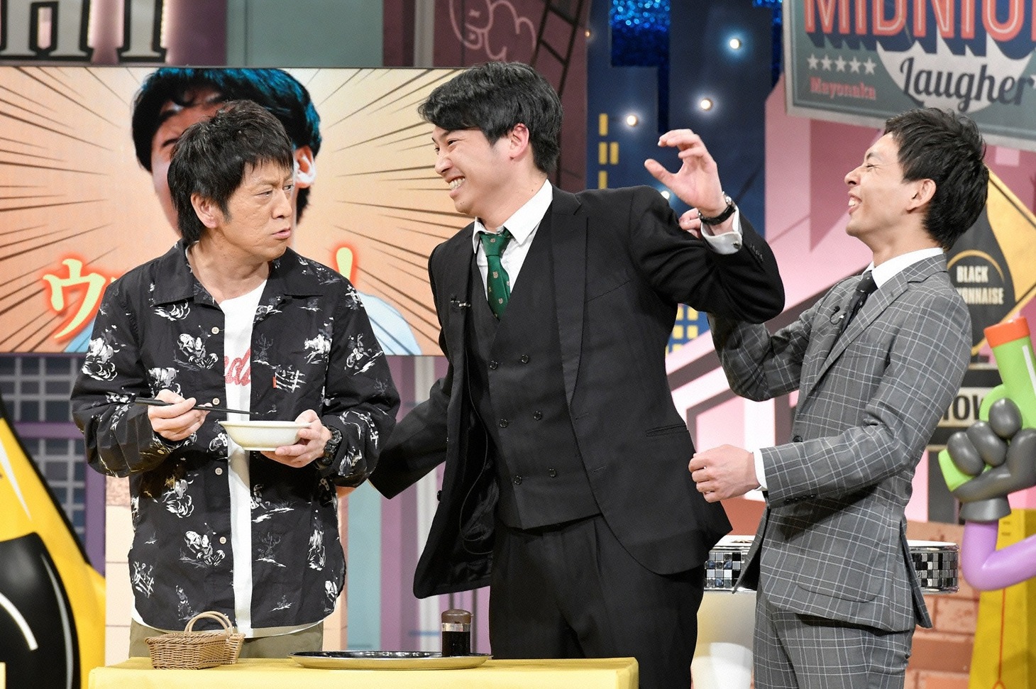 「マヨなか笑人」のワンシーン。(c)読売テレビ