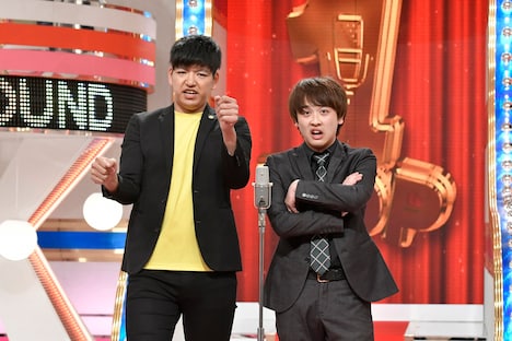 漫才中のからし蓮根。