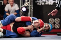 「落とし合い決戦 奈落の陣」の様子。