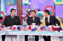 左から貴乃花光司、ビートたけし、くりぃむしちゅー上田。(c)日本テレビ