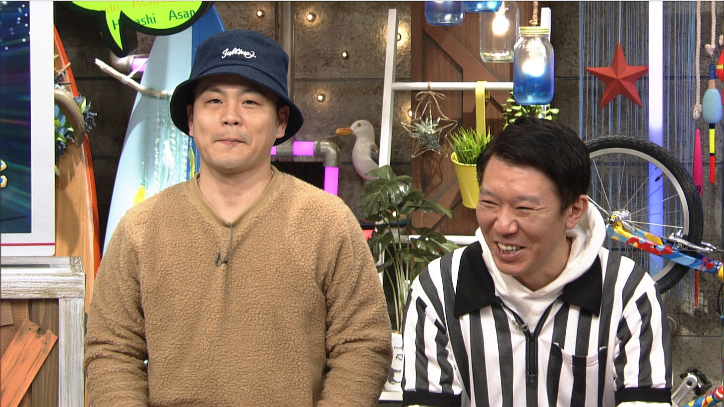 「雨上がりの『Aさんの話』～事情通に聞きました！～」に出演する、モンスターエンジンの大林（左）と西森（右）。(c)ABC