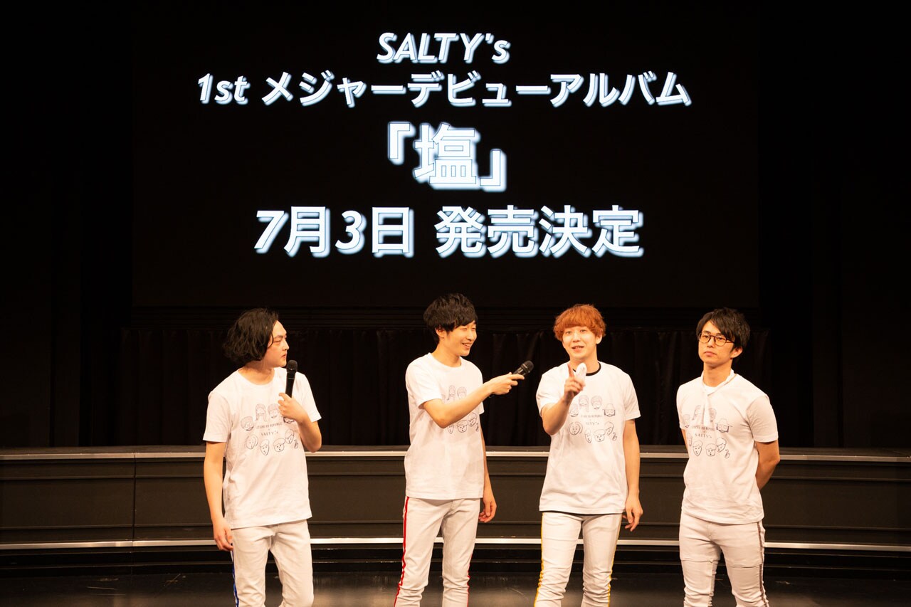 SALTY's、デビューアルバム「塩」7月リリース決定