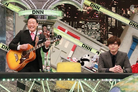 （左から）ANZEN漫才みやぞん、城田優。(c)フジテレビ