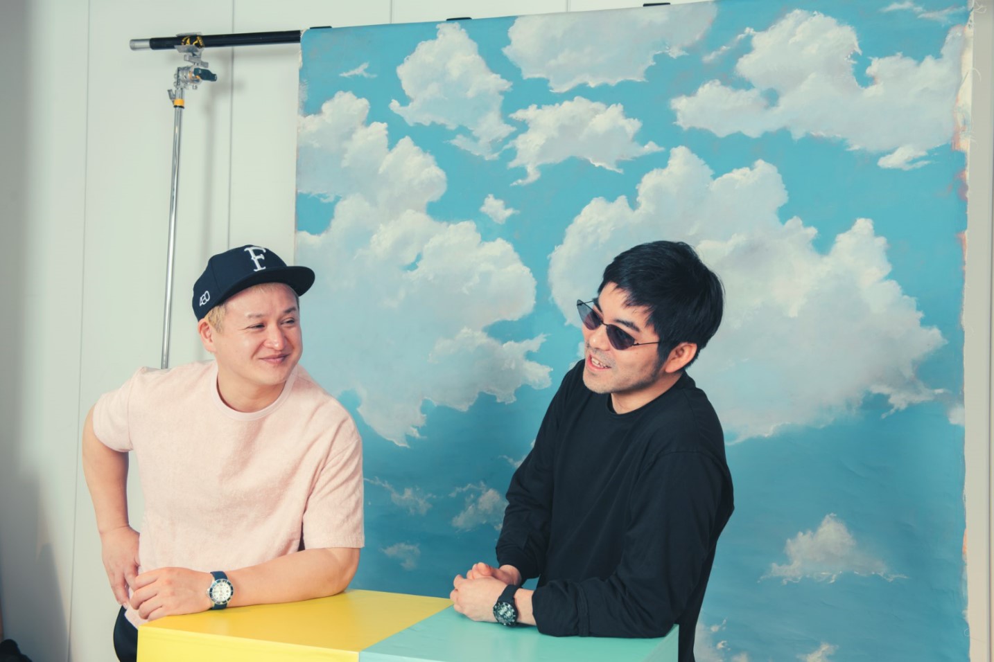 左からガリットチュウ福島、STEVE NAKAMURA。