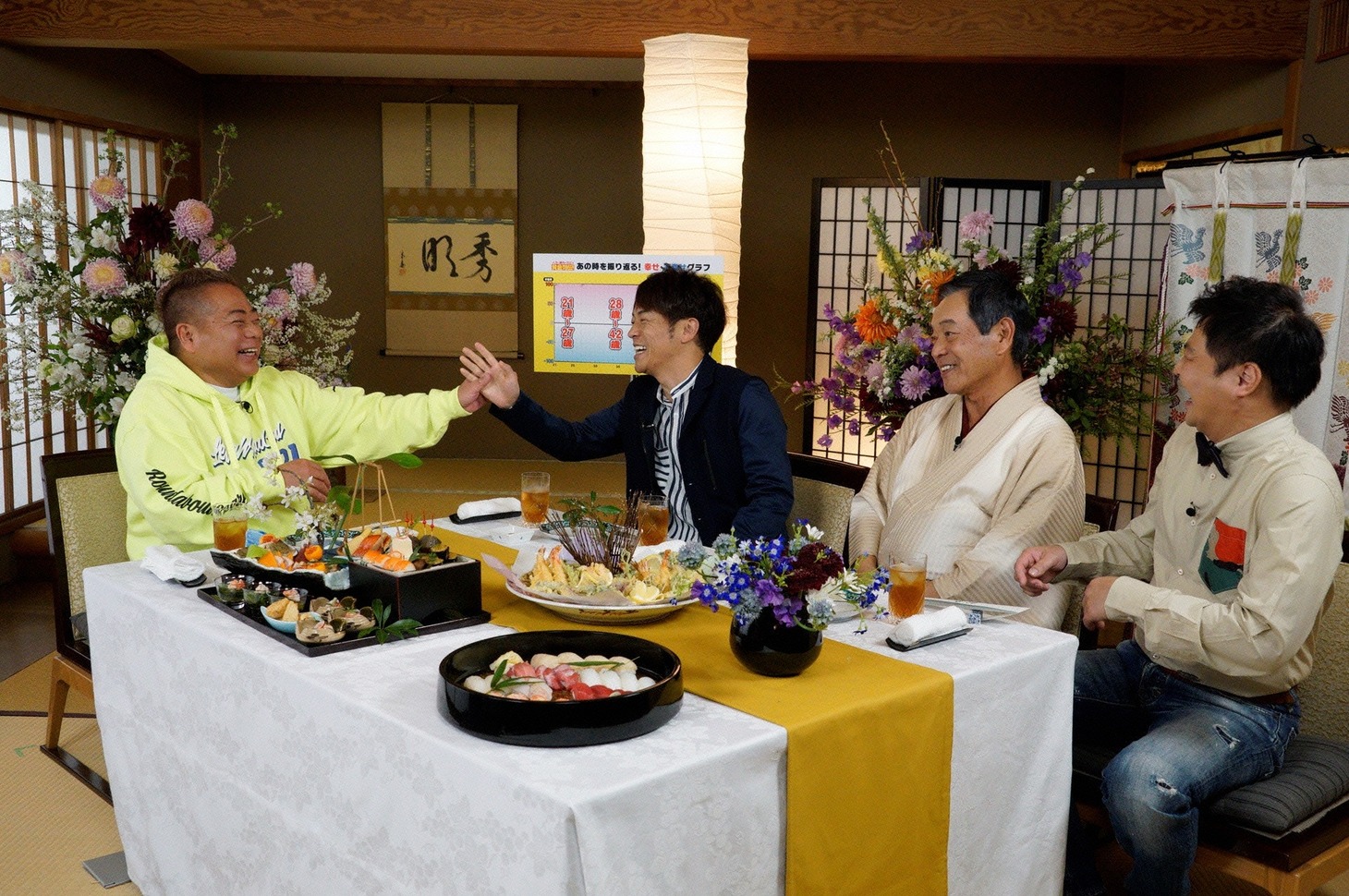 「八方・陣内・方正の黄金列伝！」のワンシーン。(c)読売テレビ