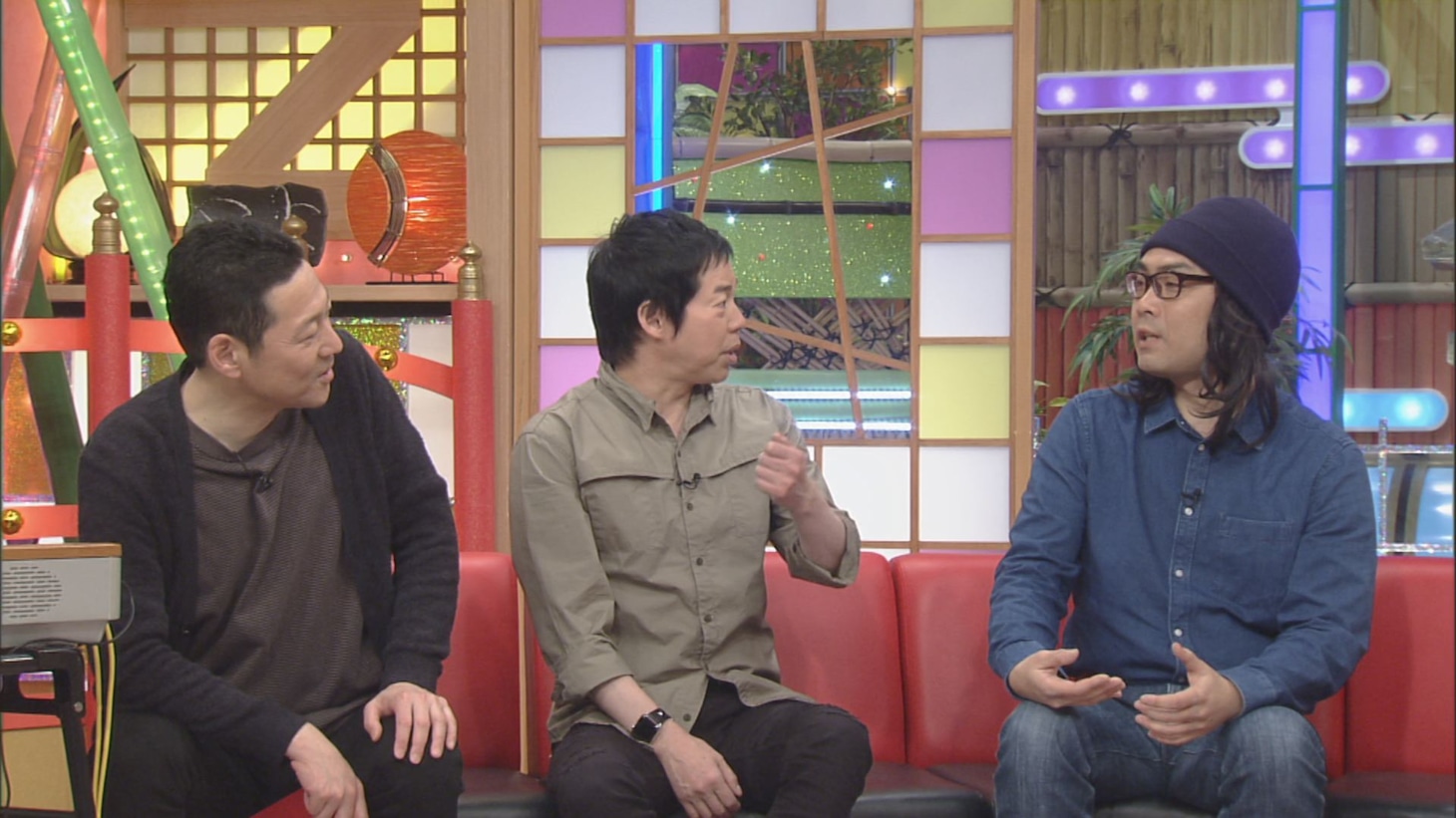 （左から）東野幸治、今田耕司、ポセイドン・石川。(c)CBC
