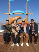 左からスピードワゴン井戸田、バナナマン設楽、カンニング竹山、兵動大樹。(c)フジテレビ