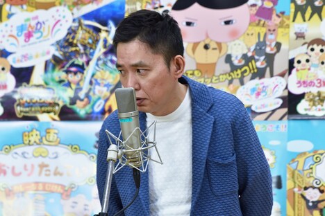 お気に入りの「頭が真っ白」を披露する爆笑問題・太田。