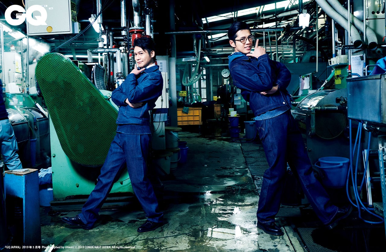 トットがデニム探偵に！「GQ JAPAN」でデニム加工工場を潜入捜査