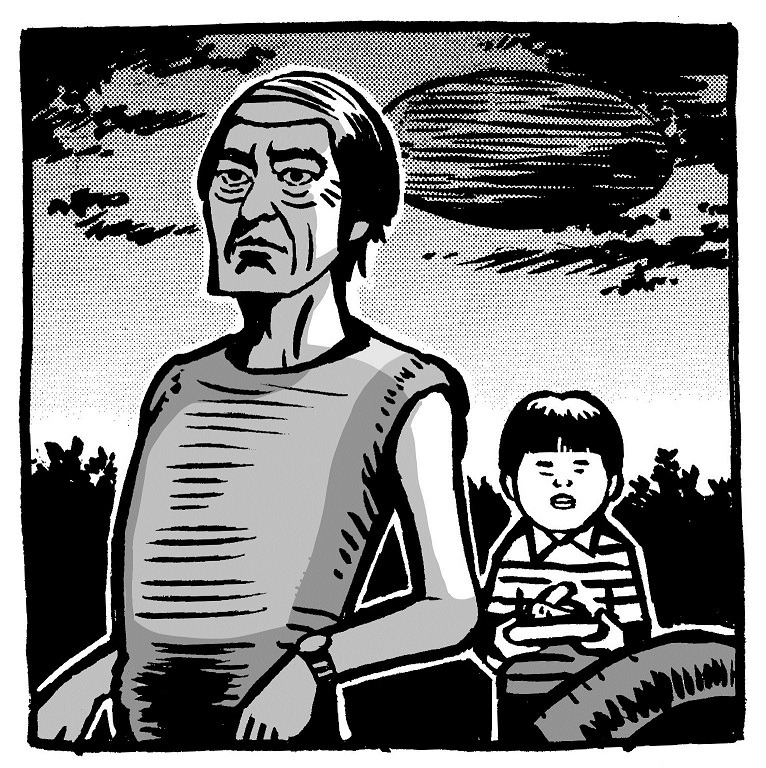 「売れるには理由がある」に収録されたダウンタウンのイラスト。(c)花小金井正幸