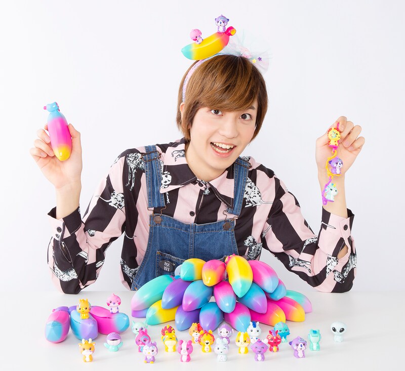 “バナナーズ！大使”に就任した夢屋まさる。