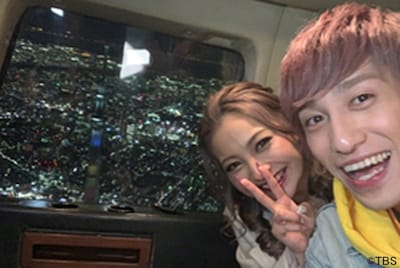 「ラストキス～最後にキスするデート」でデートするEXIT兼近（右）とゆきぽよ。