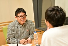 初回収録に臨むミキ昴生。