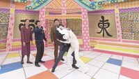 ダニエルズと魔人無骨が出演するワンシーン。(c)中京テレビ
