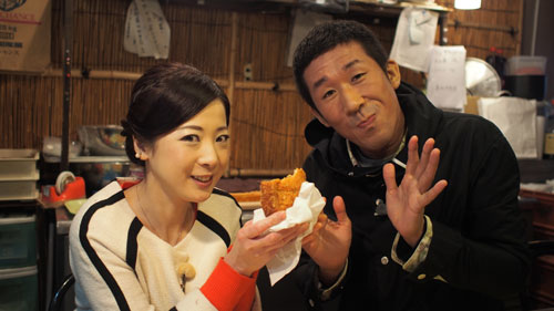 左から一条もんこ、麒麟・田村。