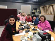 「ハイヒール・リンゴのめっちゃ女子かい！vol.2」収録中の様子。