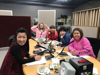 「ハイヒール・リンゴのめっちゃ女子かい！vol.2」収録中の様子。