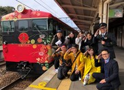 「鉄道BIG4 in 金沢の旅」の参加者たち。(c)日本テレビ