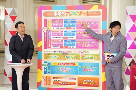 「～世代超越バラエティ～やすとものアレコレソーレ」のワンシーン。(c)読売テレビ